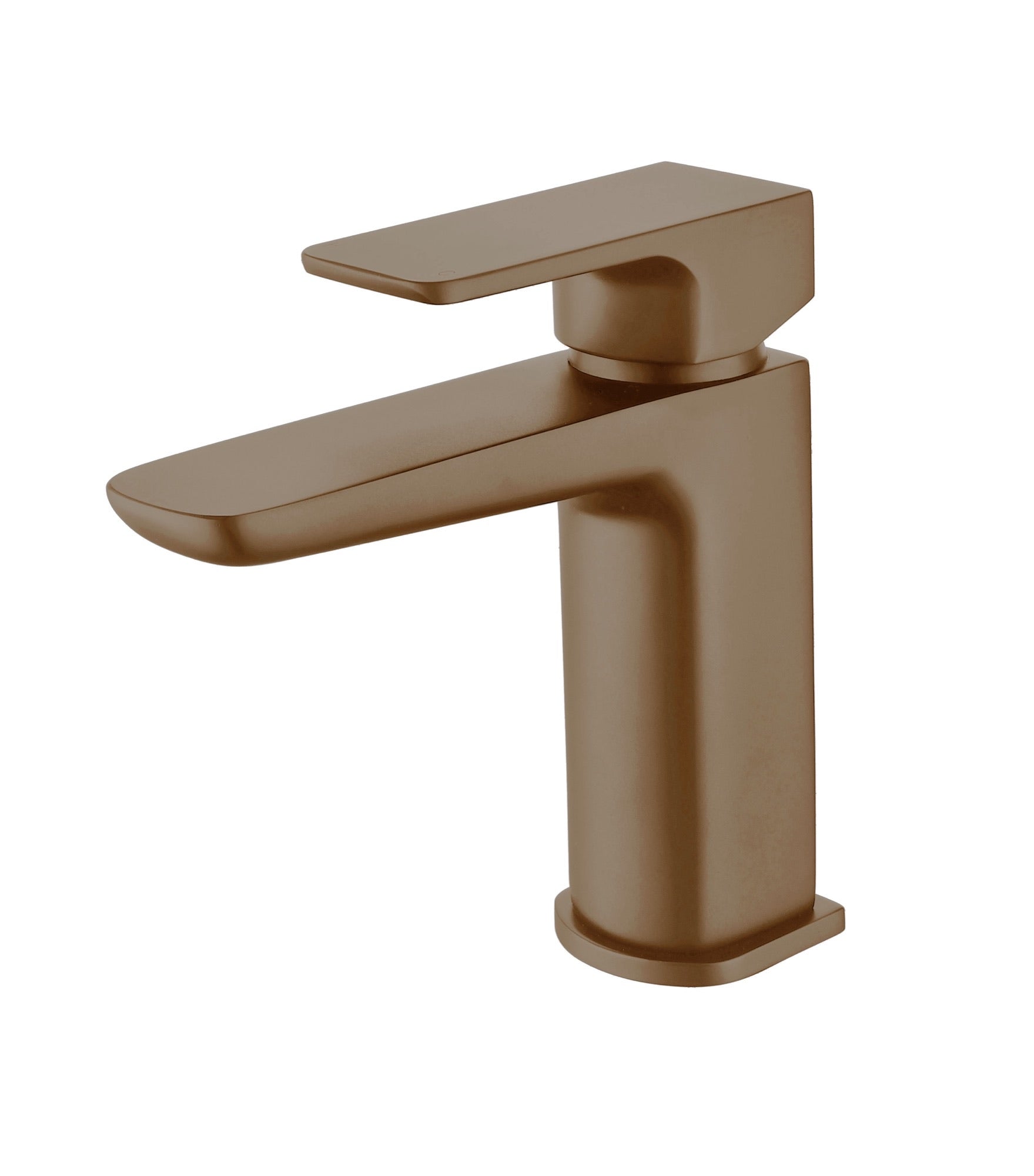 Harwich Basin mono mixer inc. sprung waste - Brushed Bronze (BT8152)